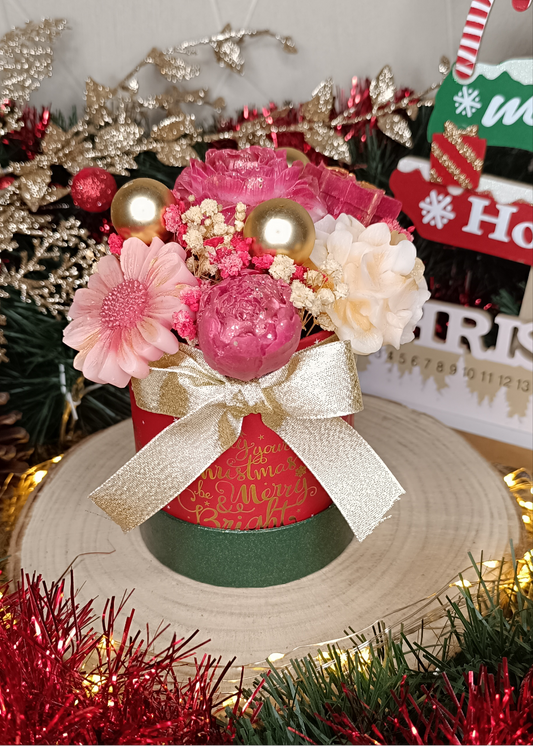 Bouquet parfumé "Noël chic" - parfum Houx