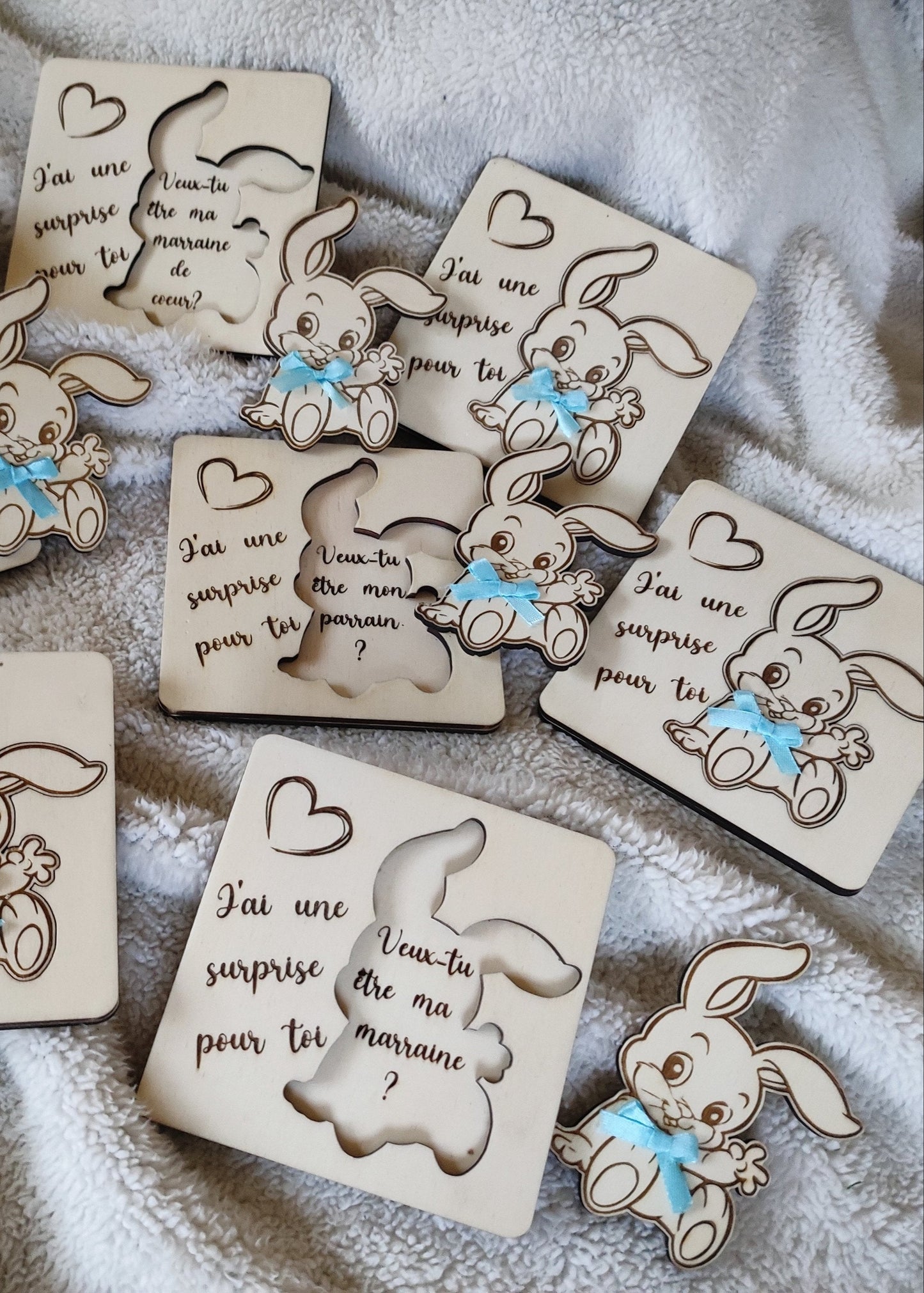 Carte surprise parrain/marraine