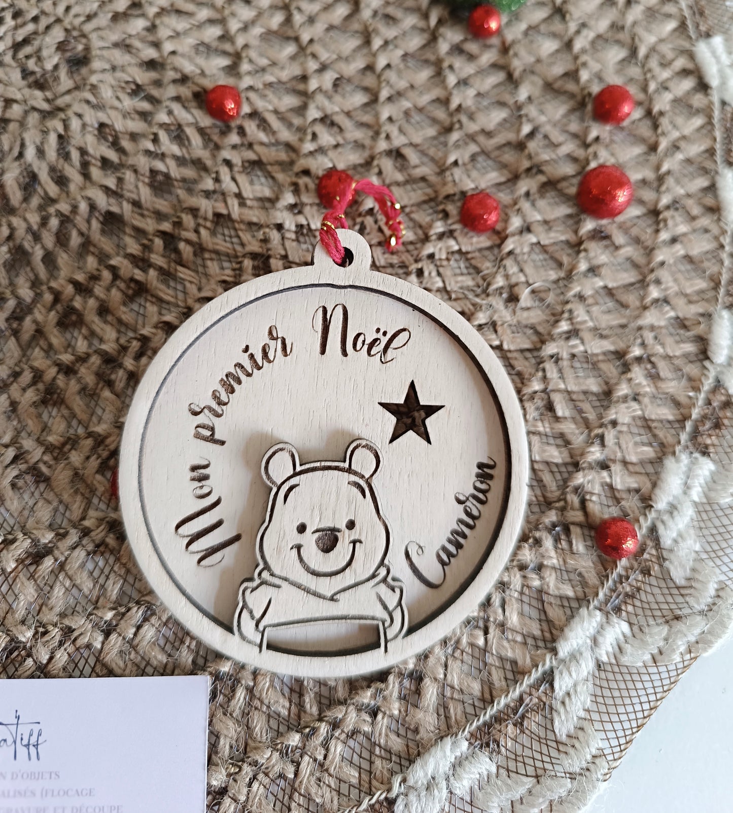 Boule de Noël "mon 1er Noël"