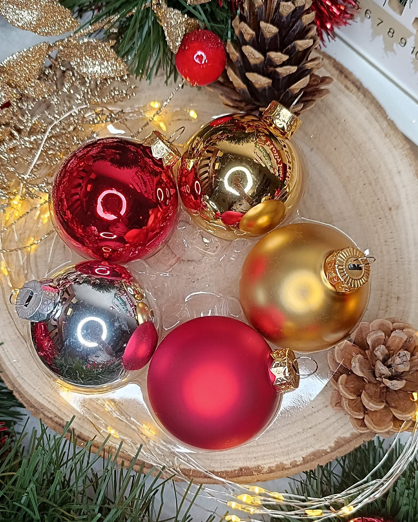 Boule de Noël personnalisée en verre