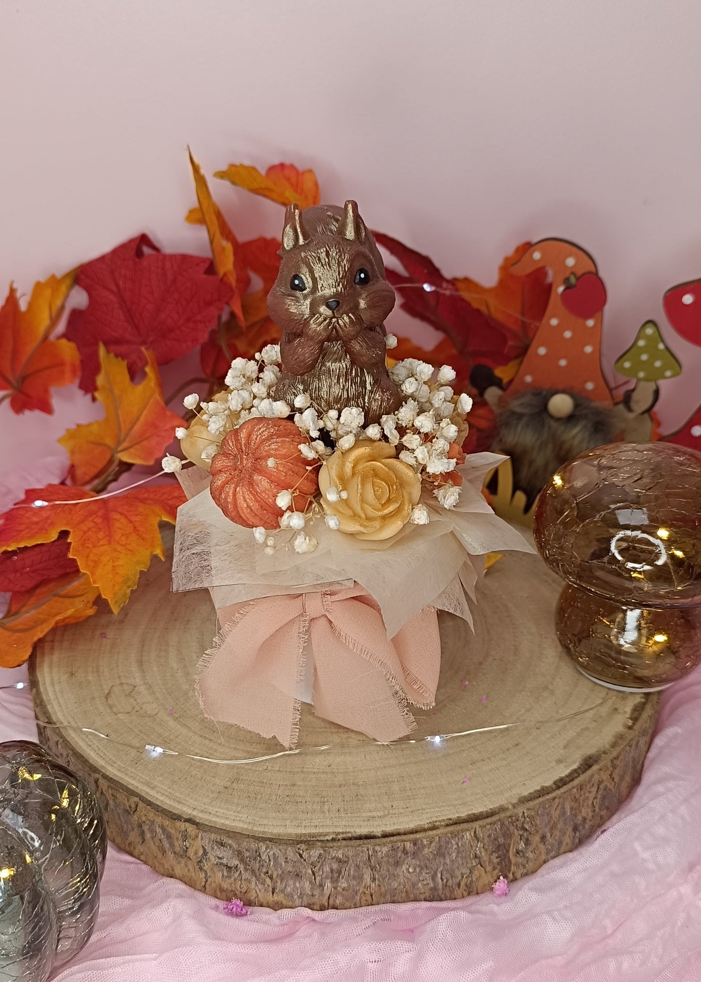 Bouquet parfumé "l'écureuil " - parfum mandarine