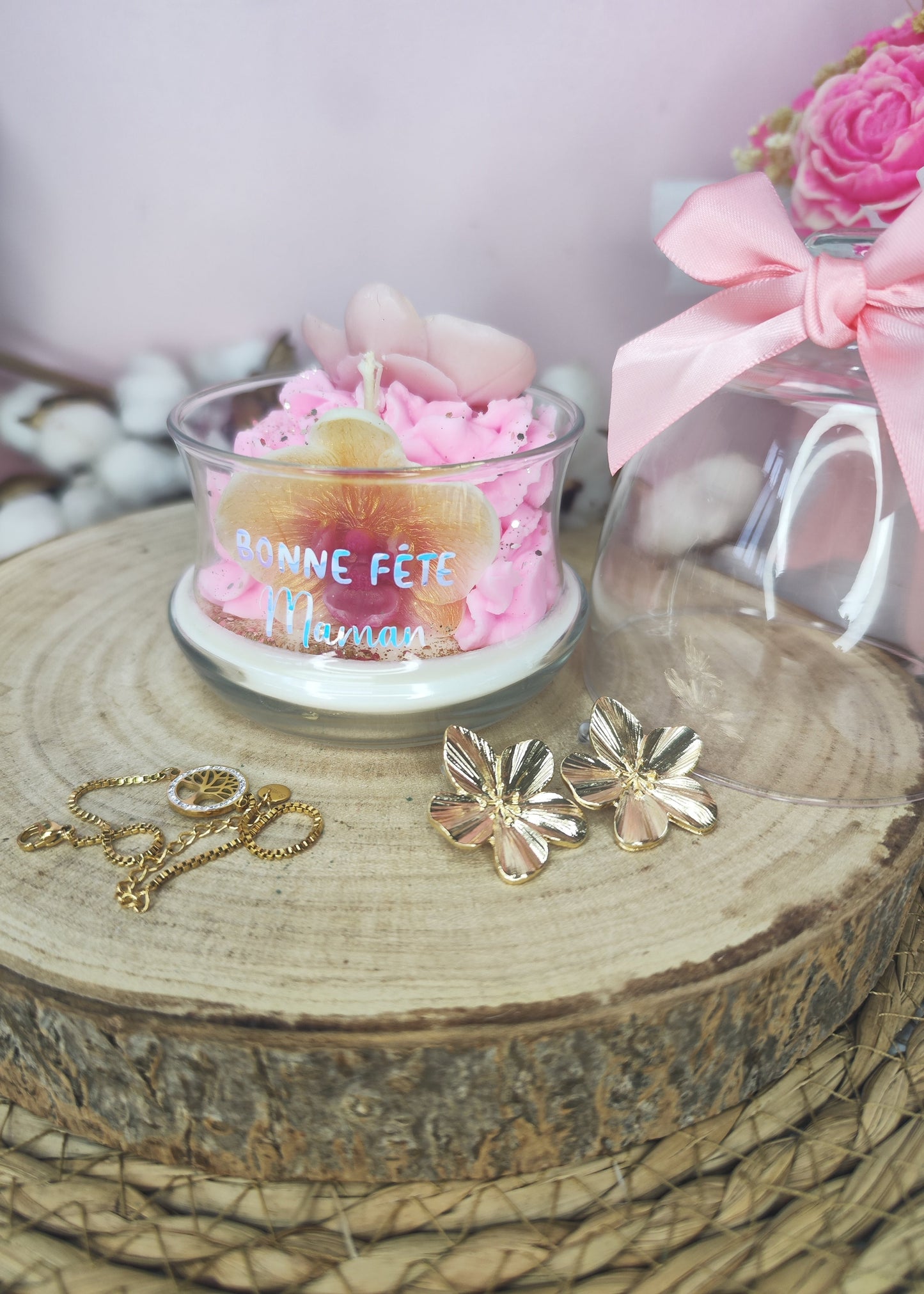 Bougie bijou Orchidée - parfum vanille orchidée