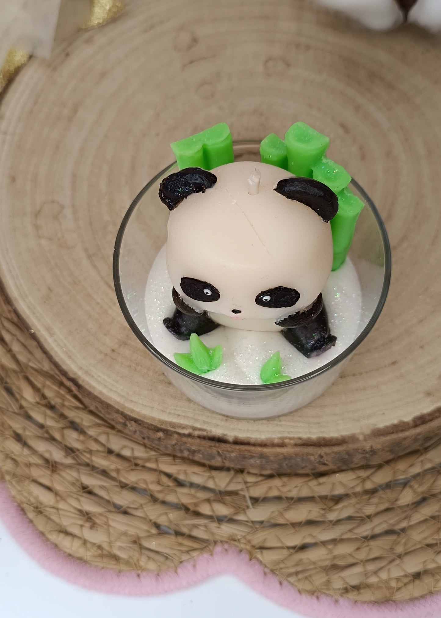Bougie parfumée "Panda" - parfum Poire freesia
