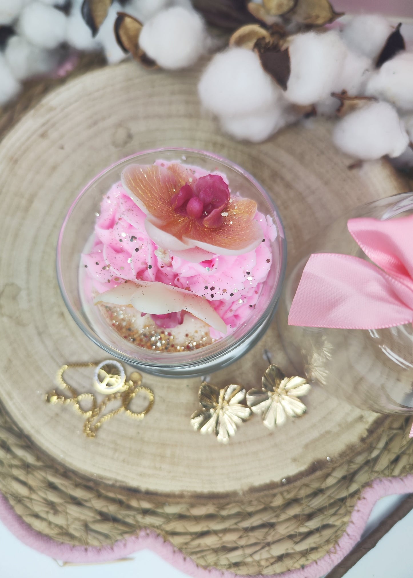 Bougie bijou Orchidée - parfum vanille orchidée