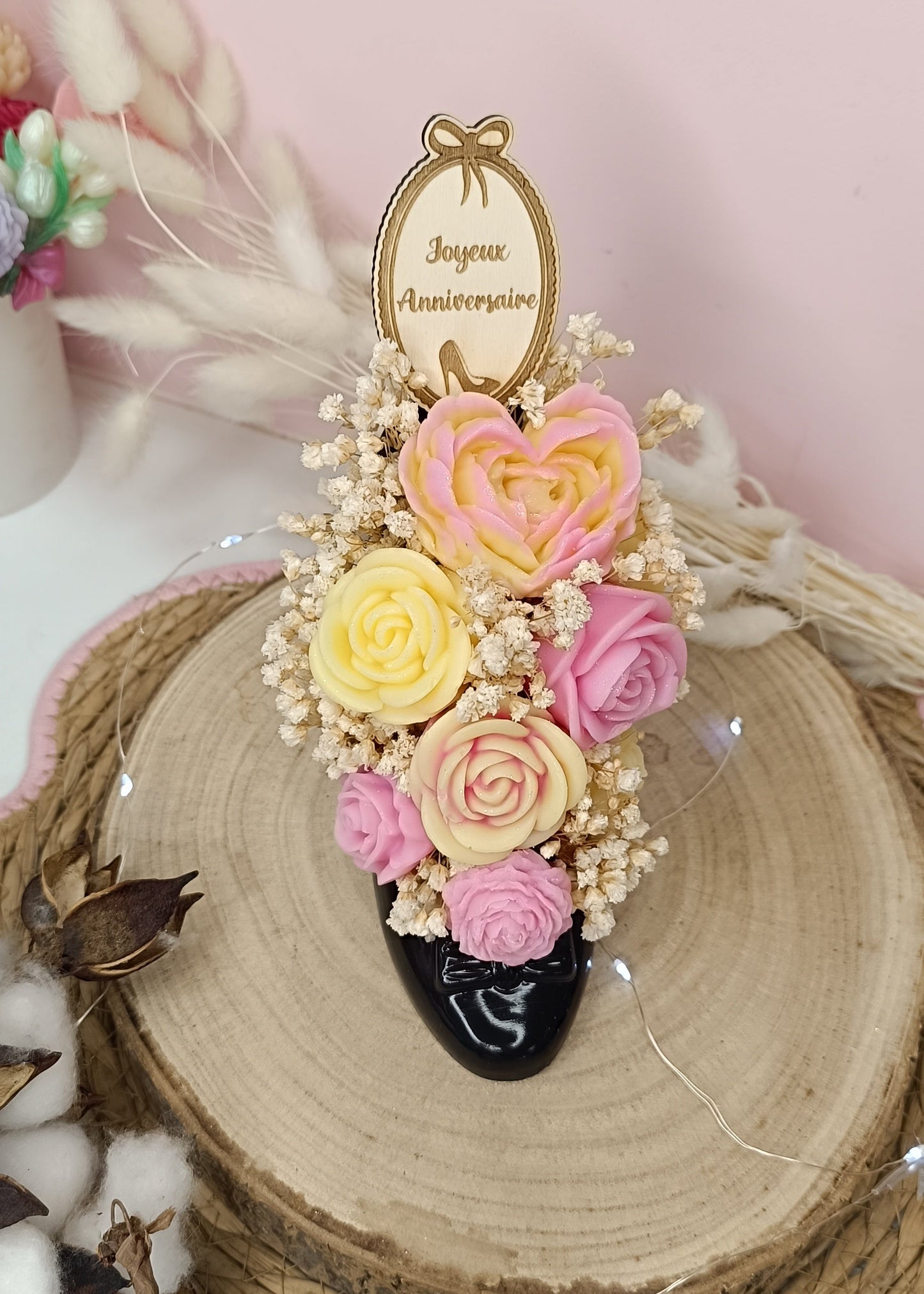 Bouquet parfumé "escarpin"