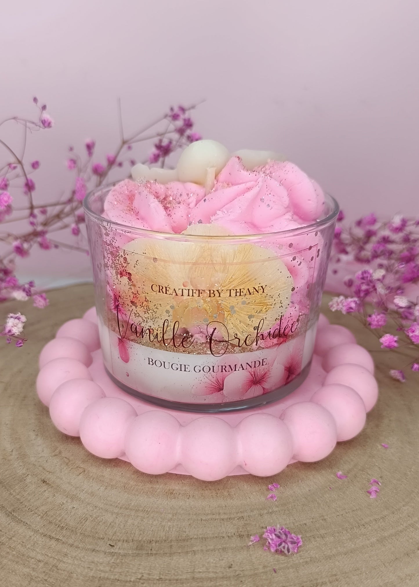 Bougie parfumée - parfum Vanille orchidée