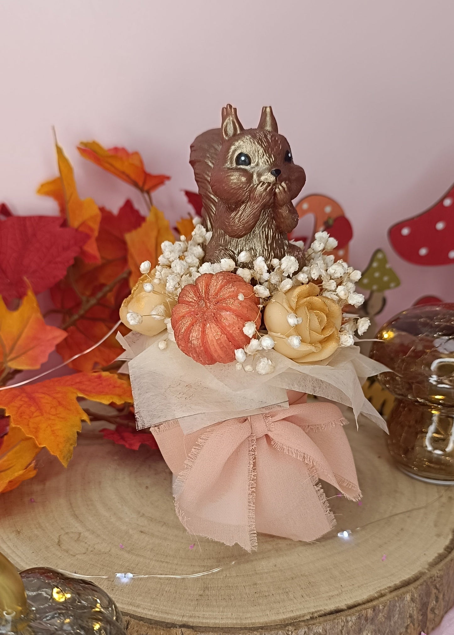 Bouquet parfumé "l'écureuil " - parfum mandarine