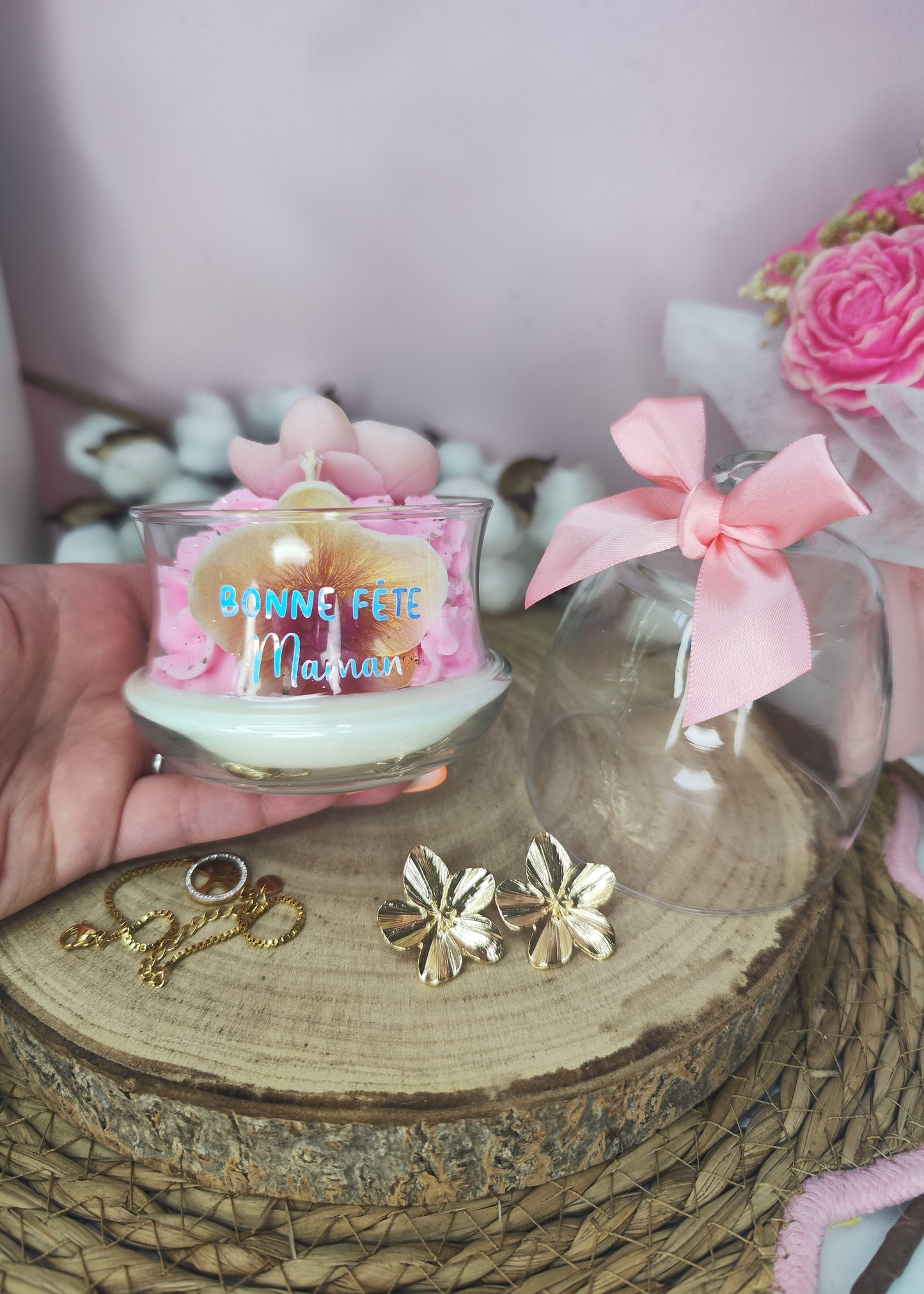 Bougie bijou Orchidée - parfum vanille orchidée