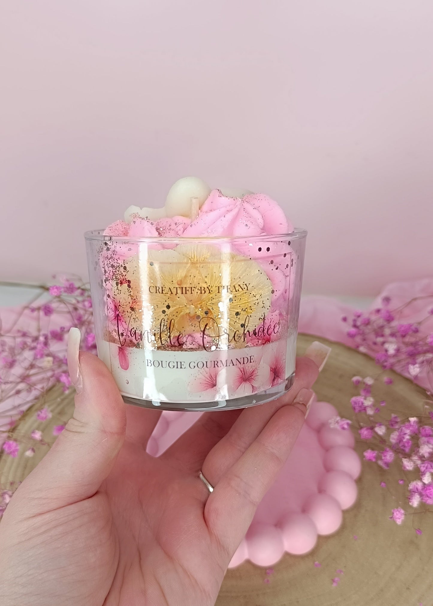 Bougie parfumée - parfum Vanille orchidée