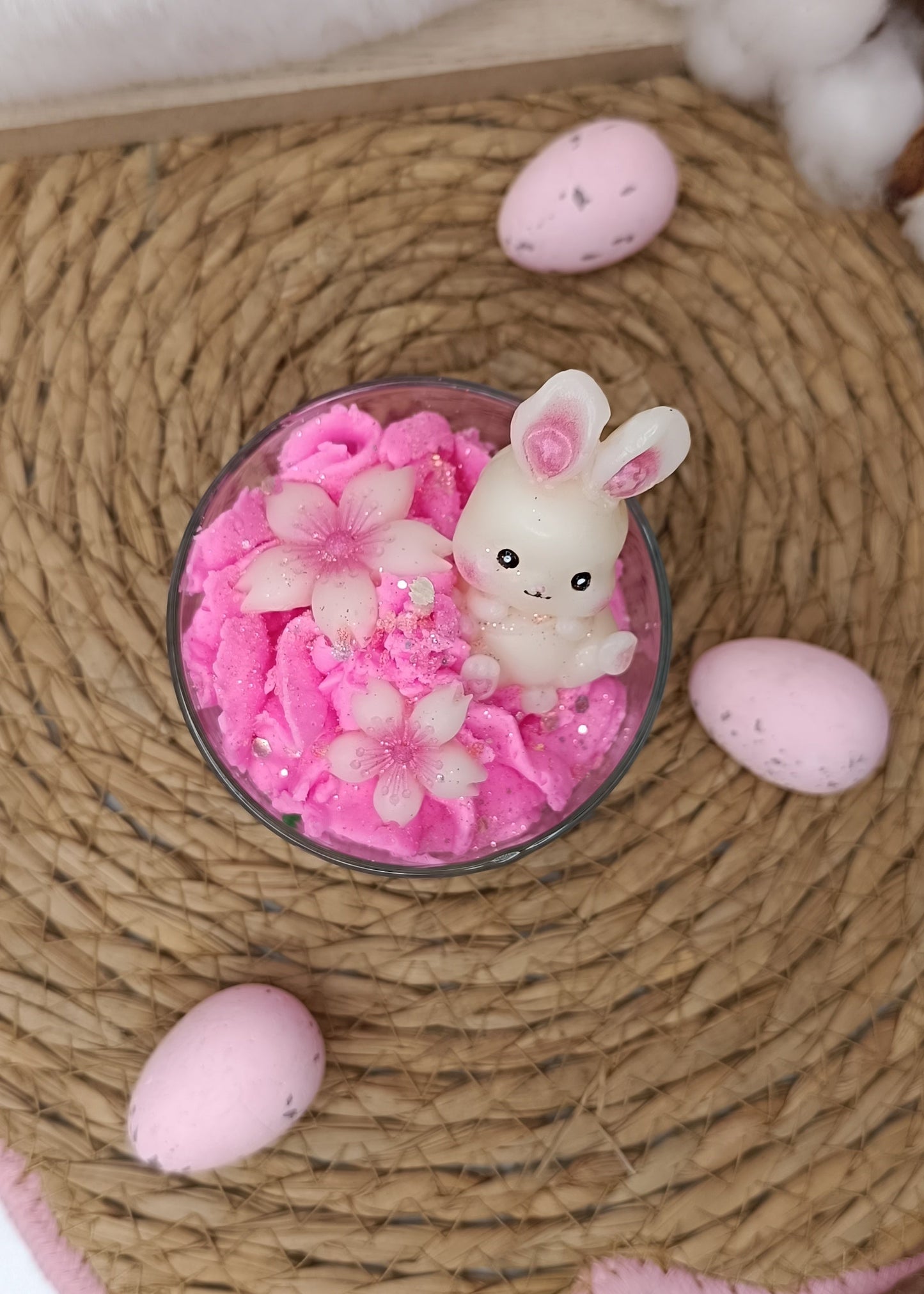 Bougie parfumée "lapinou" - Chocolat noisette