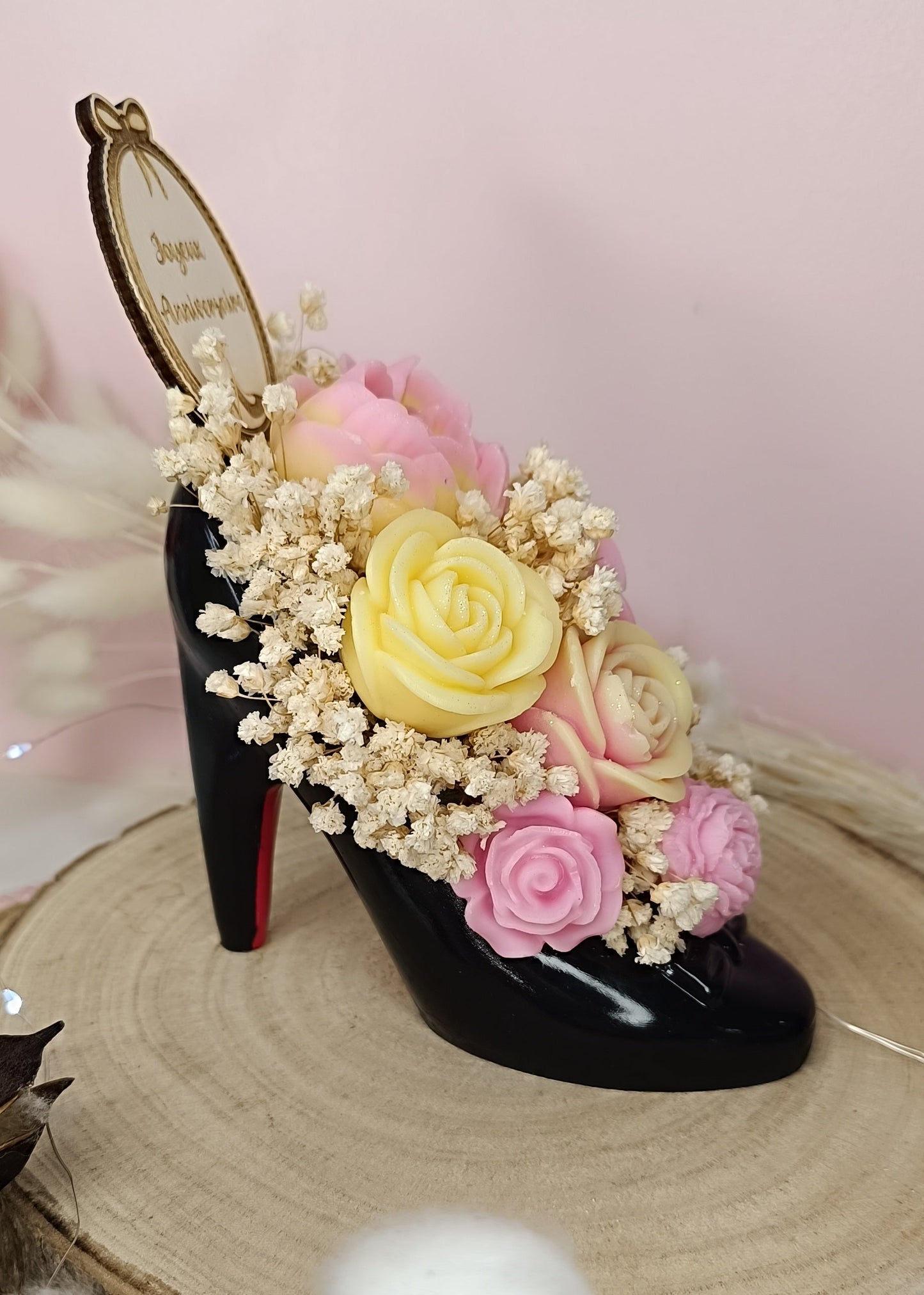 Bouquet parfumé "escarpin"