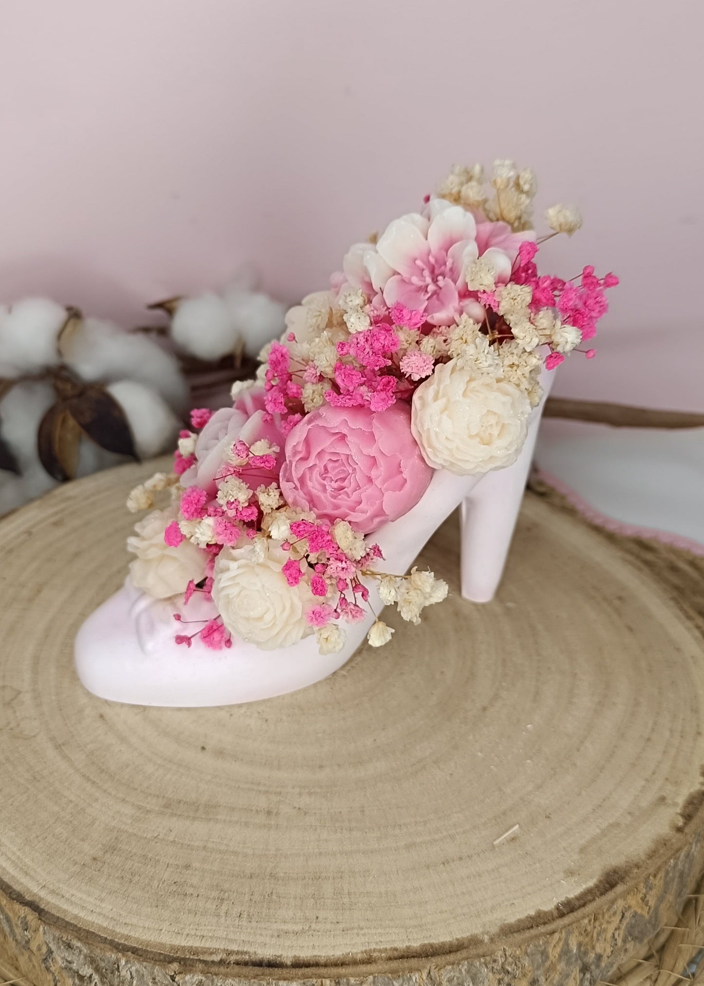 Bouquet parfumé "escarpin"
