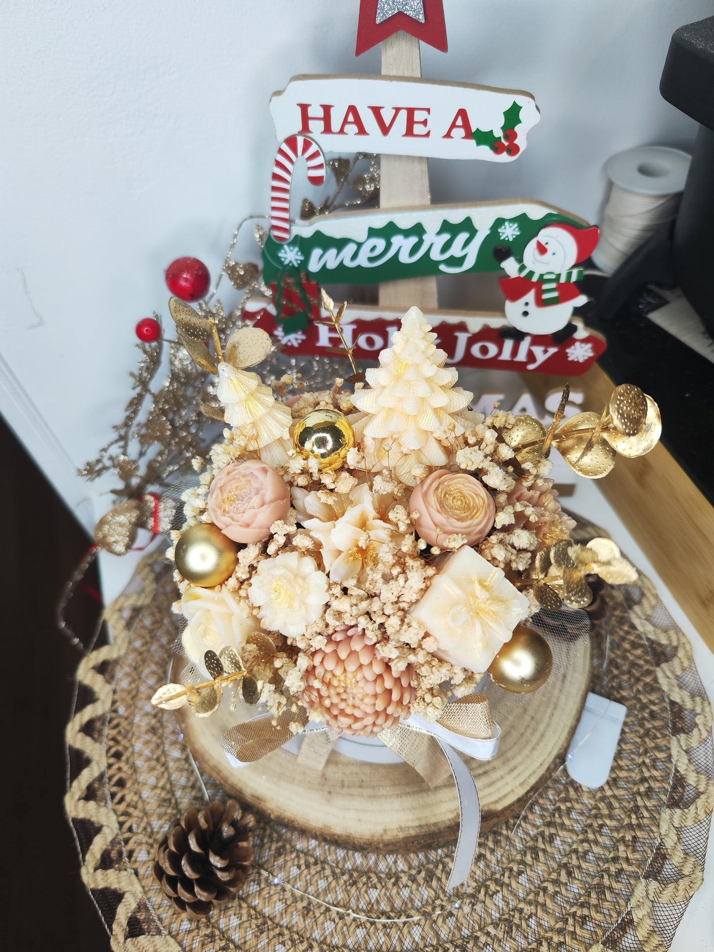 Bouquet parfumé "Hiver Scandinave" - parfum au choix