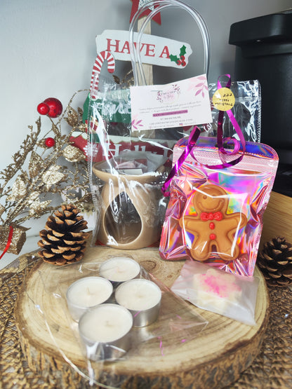 Coffret de Noël - brûle-parfum et fondants
