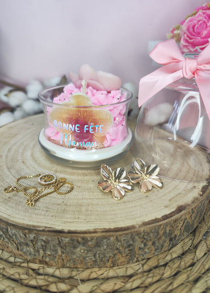 Bougie bijou Orchidée - parfum vanille orchidée
