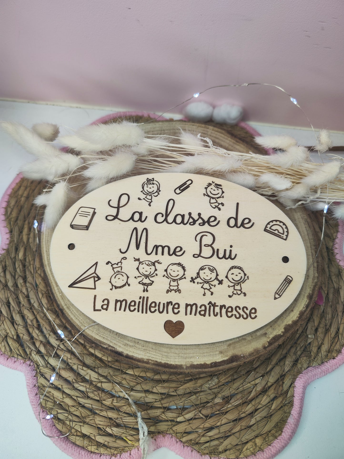 Plaque de porte MAÎTRESSE/ MAÎTRE