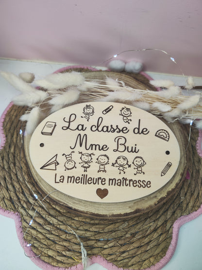 Plaque de porte MAÎTRESSE/ MAÎTRE