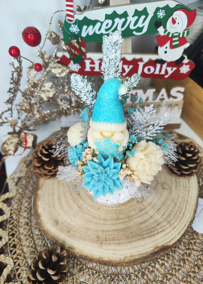 Bouquet parfumé "Gnome de Noël" - parfum au choix