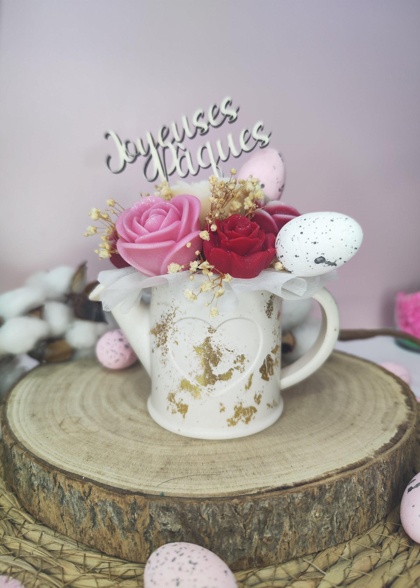 Bouquet parfumé "arrosoir"