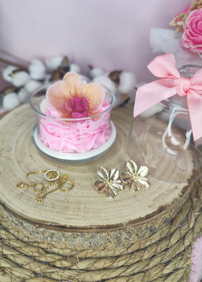 Bougie bijou Orchidée - parfum vanille orchidée
