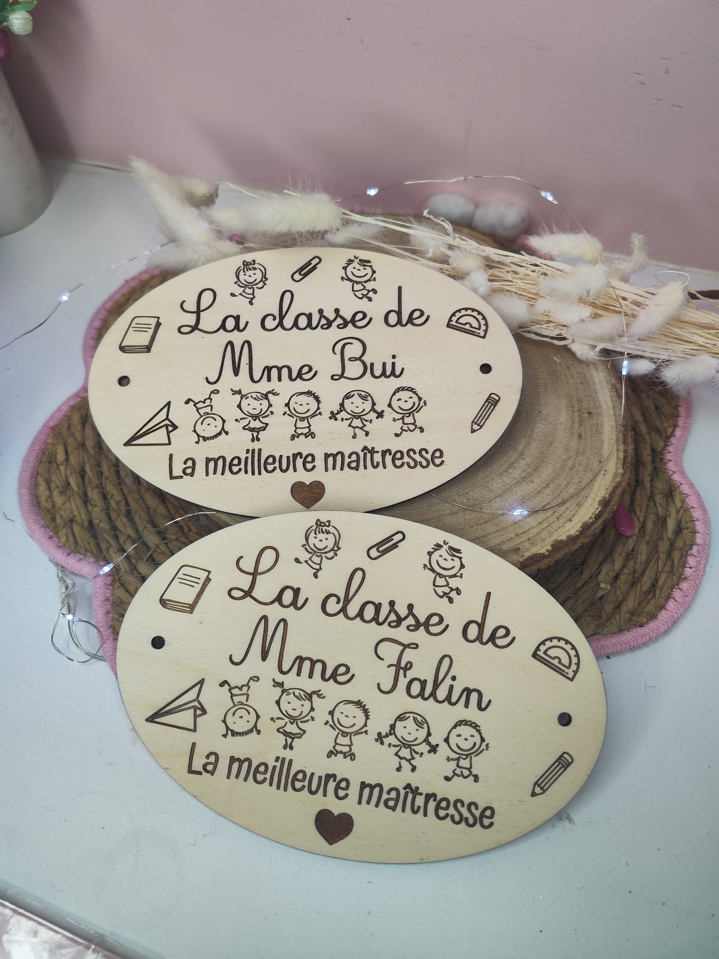 Plaque de porte MAÎTRESSE/ MAÎTRE