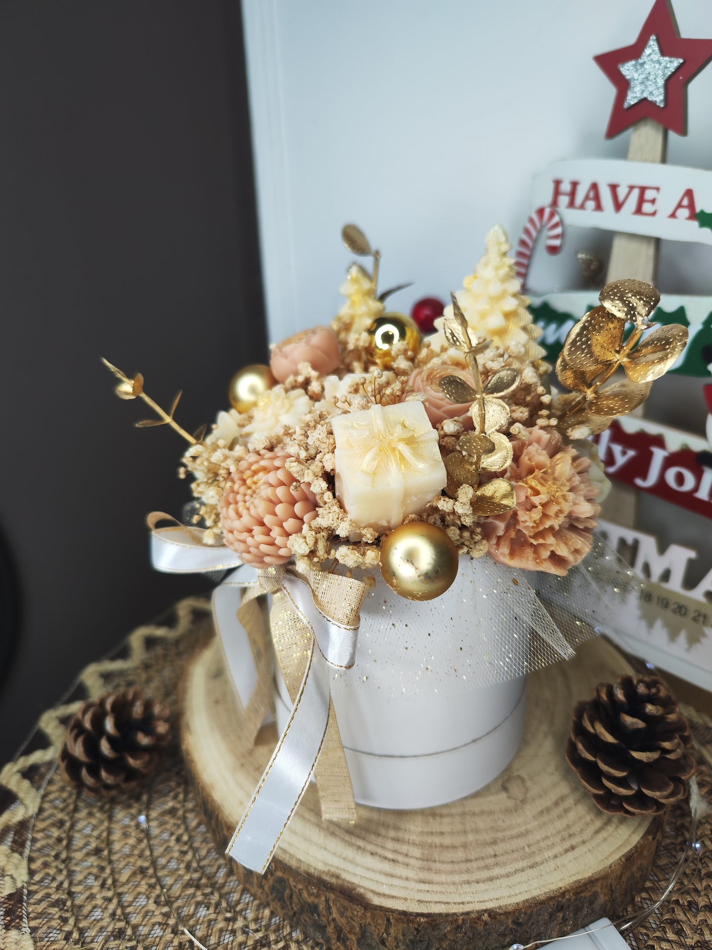 Bouquet parfumé "Hiver Scandinave" - parfum au choix