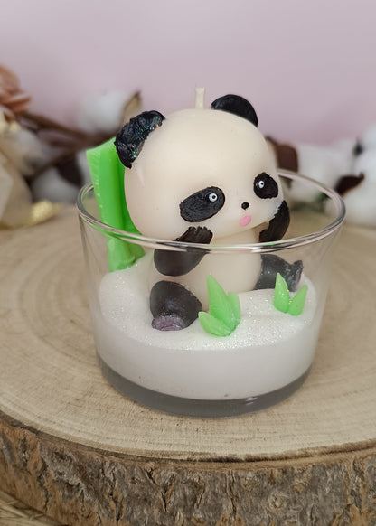 Bougie parfumée "Panda" - parfum Poire freesia